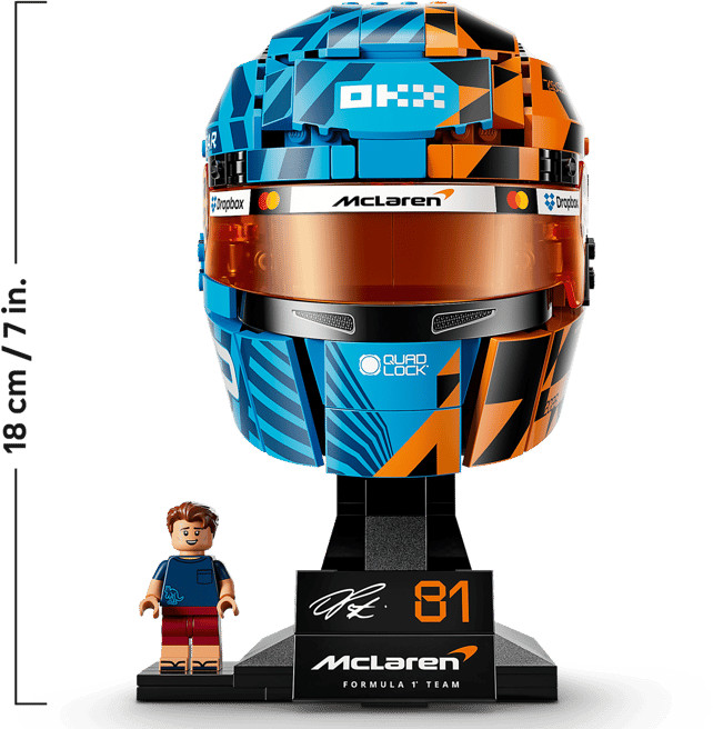 LEGO Editions - McLaren Mastercard F1 Team Casque d'Oscar Piastri 43017 visuel fournisseur
