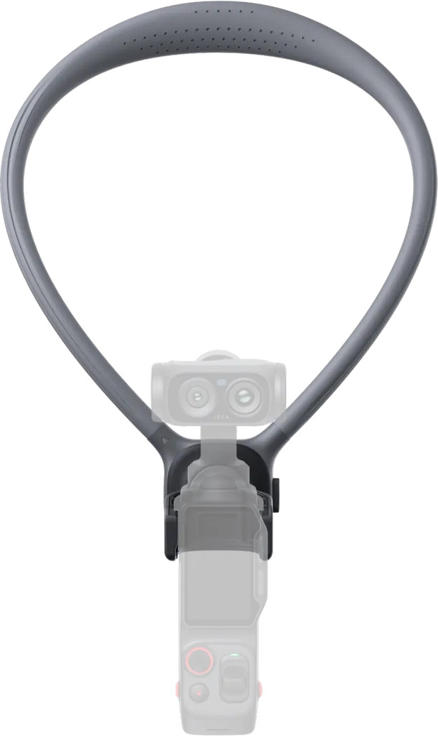 Insta360 Neck Mount for Luna Series product in gebruik