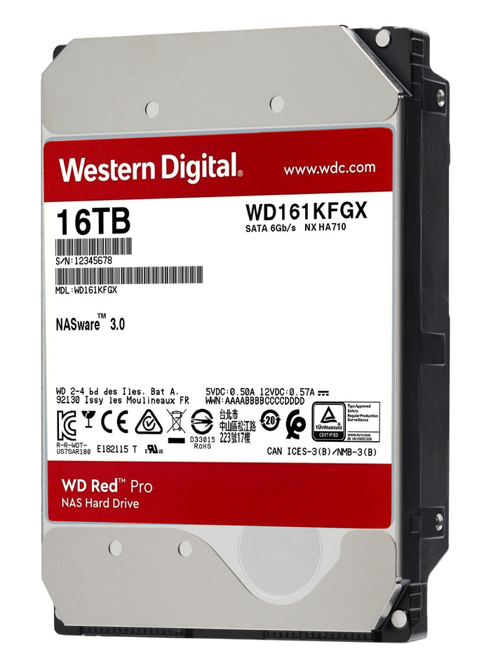 WD Red Pro WD161KFGX 16TB front