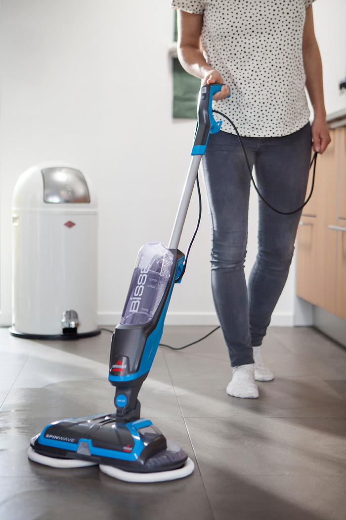 BISSELL 20522 SpinWave Floor Cleaner product in use