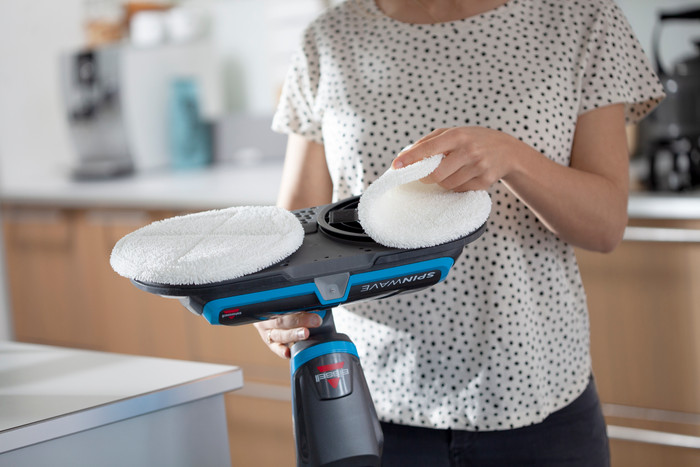 BISSELL 20522 SpinWave Floor Cleaner product in use