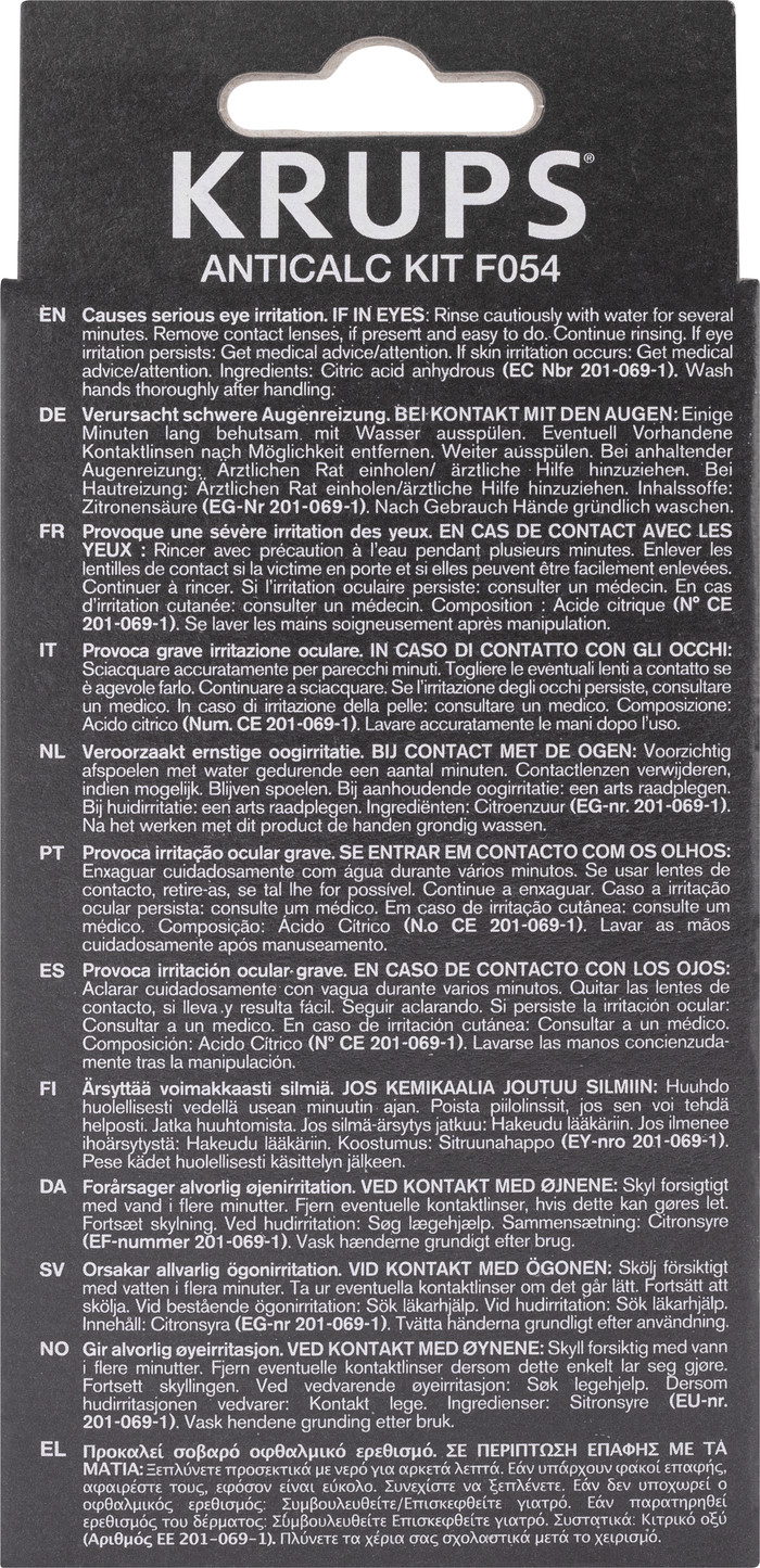 Krups Onderhoudspakket 0,5 jaar null