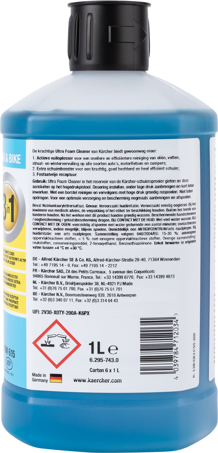 Karcher Ultra Foam Cleaner 1 liter verpakking