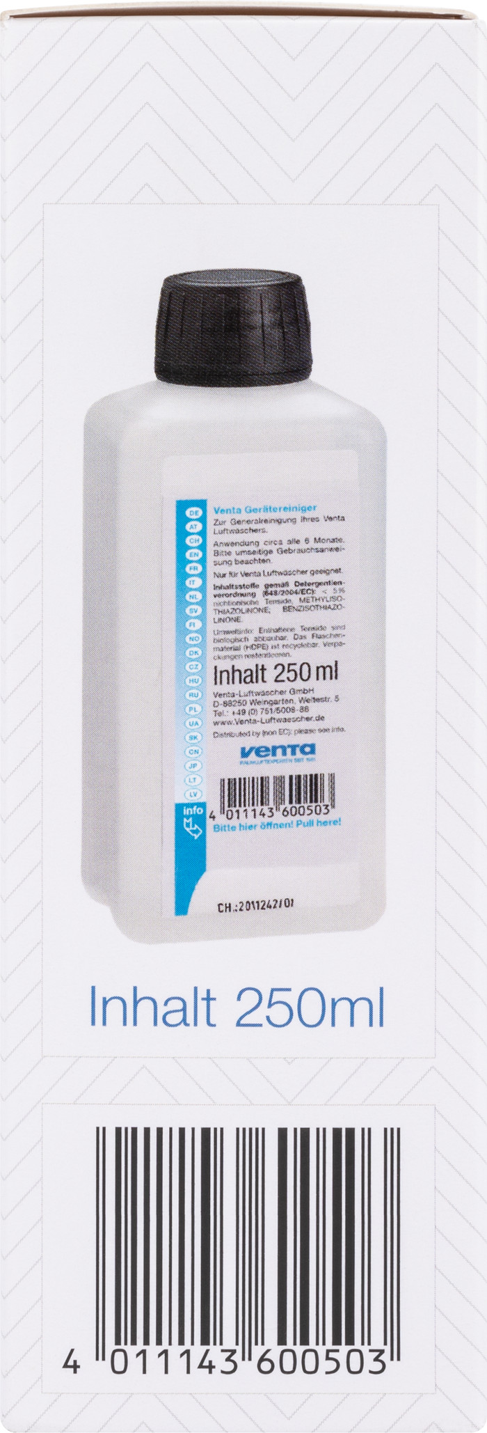 Venta Cleaner 250 ml packaging