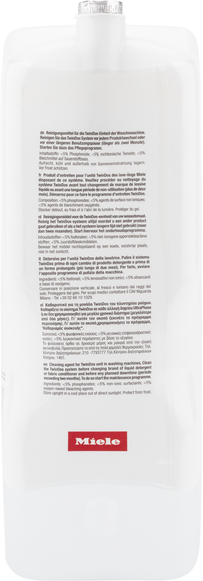 Miele dispenser TwinDos Care verpakking