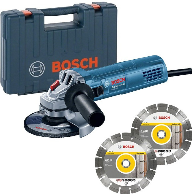 Bosch Professional GWS 880 + 2x Disque Diamanté Main Image