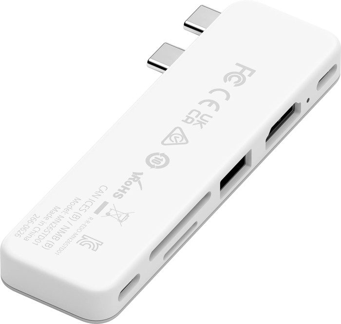 Satechi USB-C Snap Hub Zilver onderkant