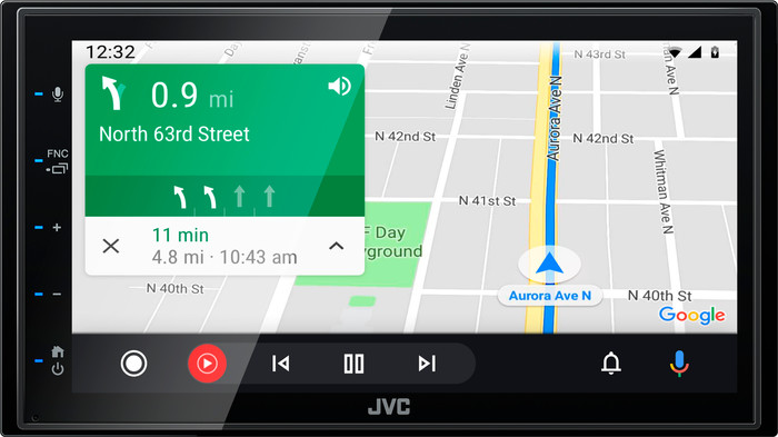 JVC KW-M560BT produit à l'usage