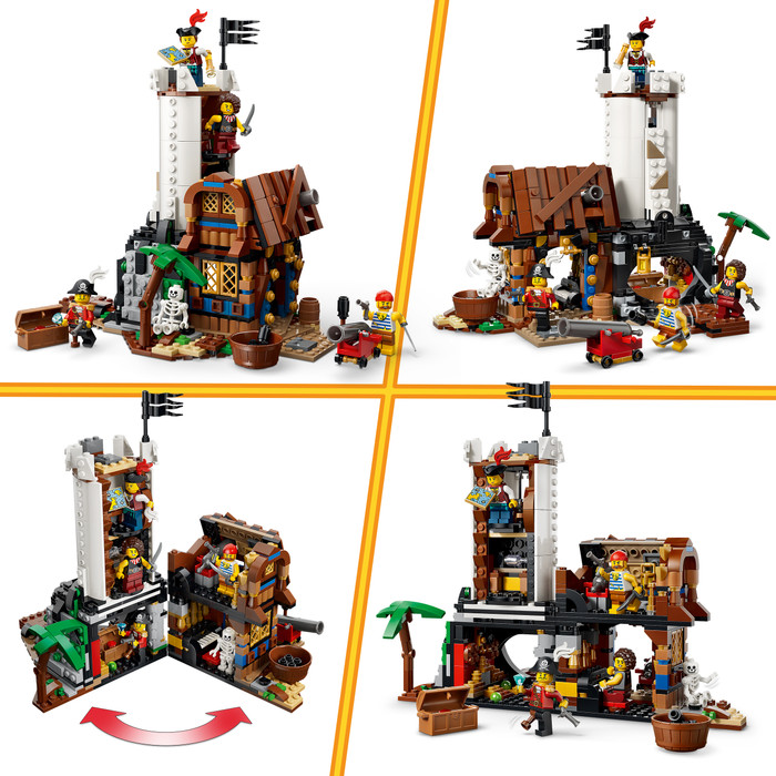 LEGO Creator 3-in-1 Klassiek Piratenschip 31387 product in gebruik