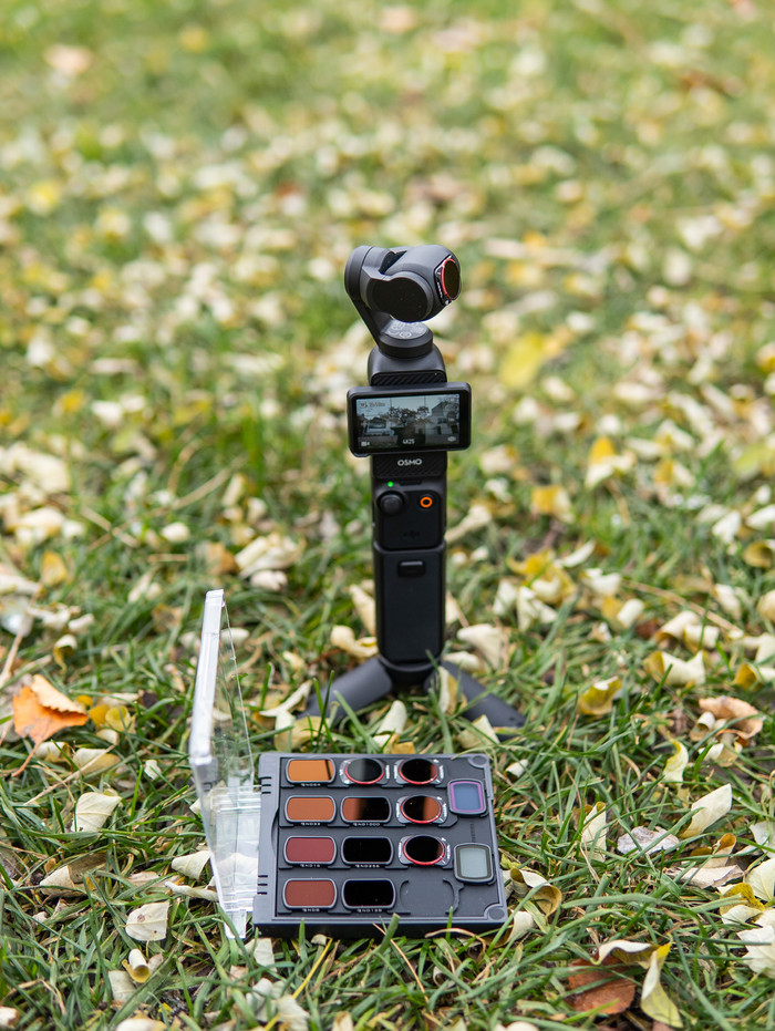 Freewell DJI Osmo Pocket 3 Filters Mega Kit 14 Pack product in gebruik