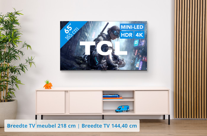 TCL QD Mini-led 65" T8D (2026) visual Coolblue 1