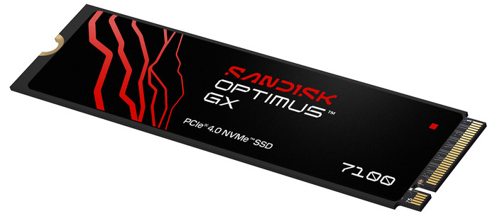 SANDISK Optimus GX 7100 2TB NVMe SSD voorkant