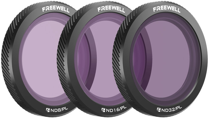 Freewell DJI Neo Magnetic Hybrid Filters Bright Day 3 Pack Main Image