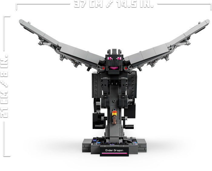 LEGO Minecraft de Enderdraak 21595 detail