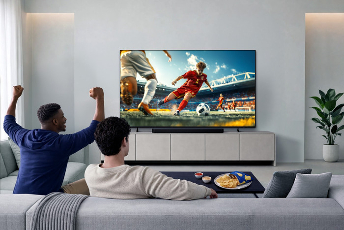 Samsung Mini-led 85" M73H (2026) product in gebruik