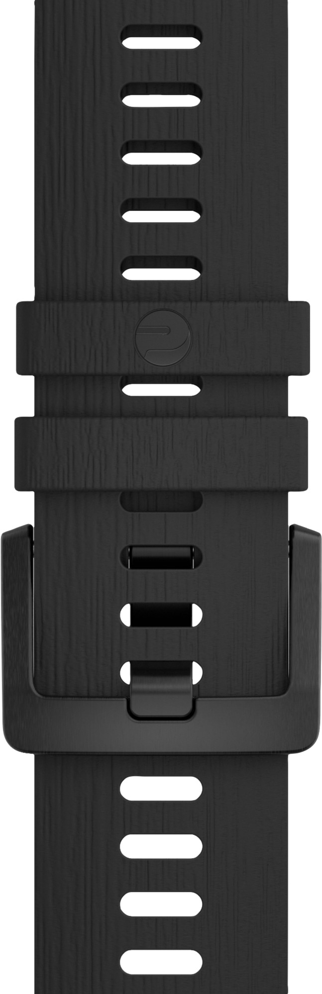Polar Street X Bracelet en Silicone Noir 22 mm S/L détail