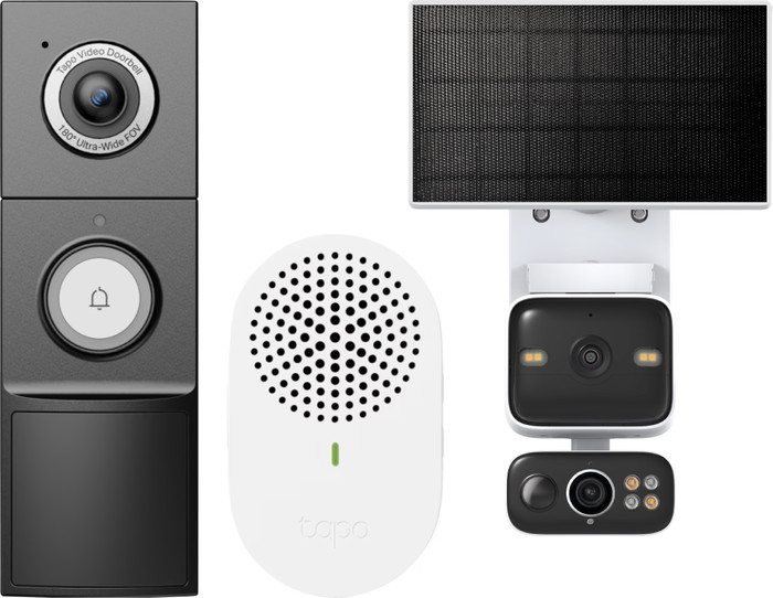 TP-Link Tapo C645D Solar Kit + D235 Smart Battery & Wired Doorbell Main Image