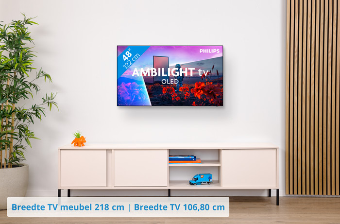 Philips Ambilight 48" OLED811 (2026) visual Coolblue 1