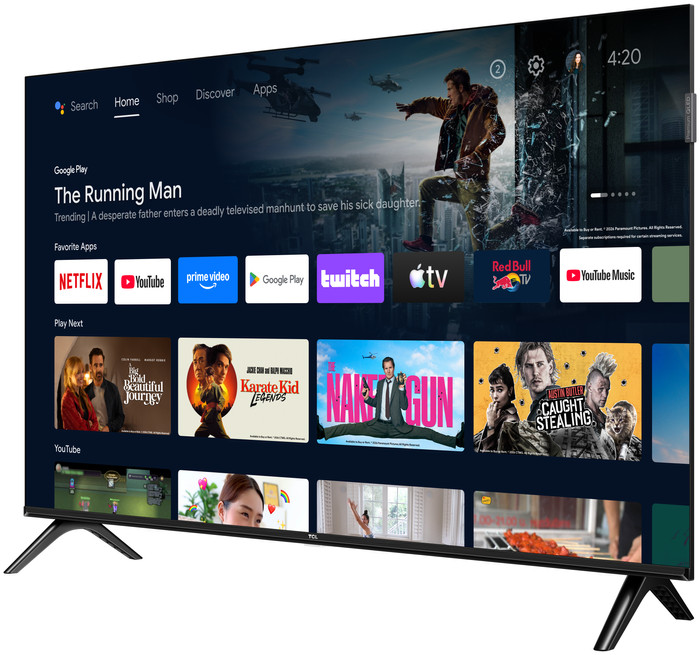 TCL QLED 40" S5L (2026) rechterkant