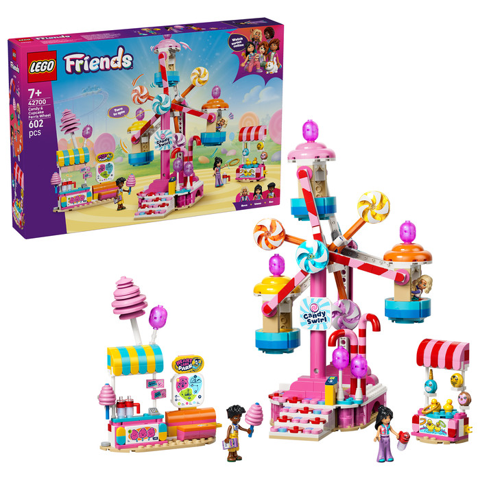 LEGO Friends Reuzenrad van Snoep en Cupcakes 42700 rechterkant