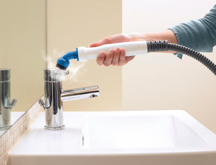 BLACK+DECKER 1600W Steam Mop 8 Accessories product in use