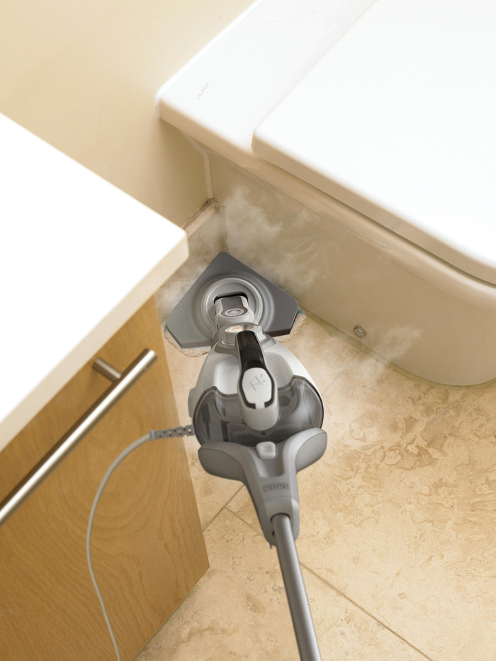 BLACK+DECKER 1600W Steam Mop 8 Accessories product in use