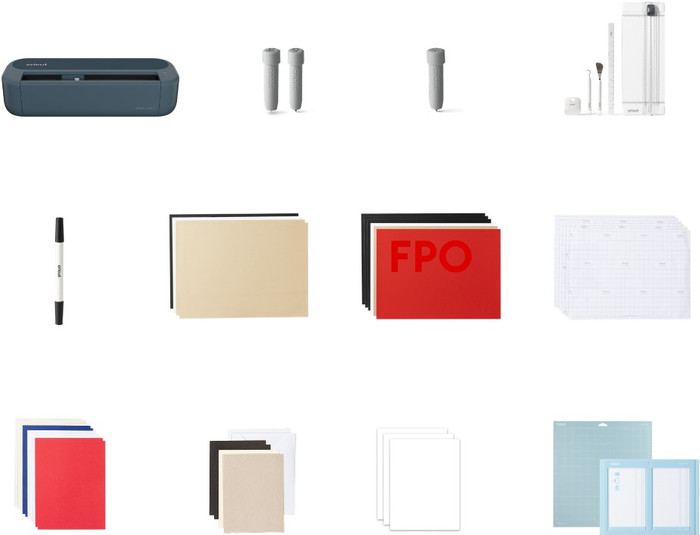 Cricut Maker 5 Essential + Materials Pack bundle accessory