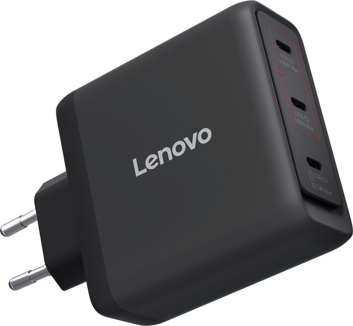 Lenovo Multi-port Usb C 100W GaN Oplader rechterkant