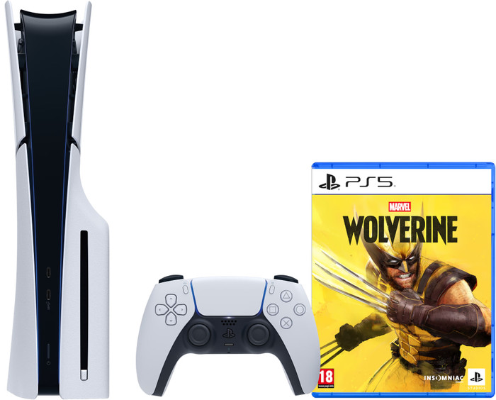 PlayStation 5 Slim Disc Edition + Marvel's Wolverine Main Image