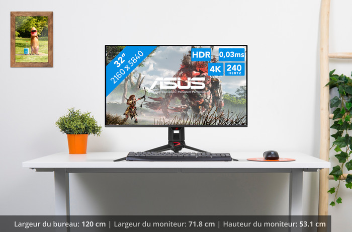 ASUS ROG Swift PG32UCDM3 QD-OLED visuel Coolblue 1