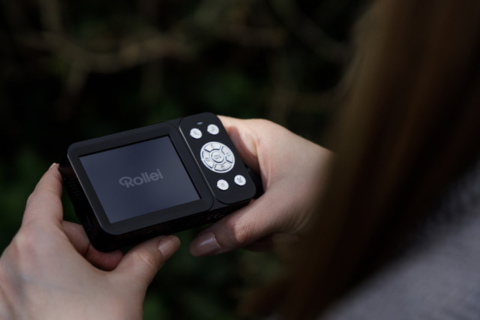 Rollei Compactline 64 Dual Screen product in gebruik