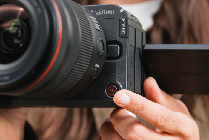Canon EOS R6 V product in gebruik