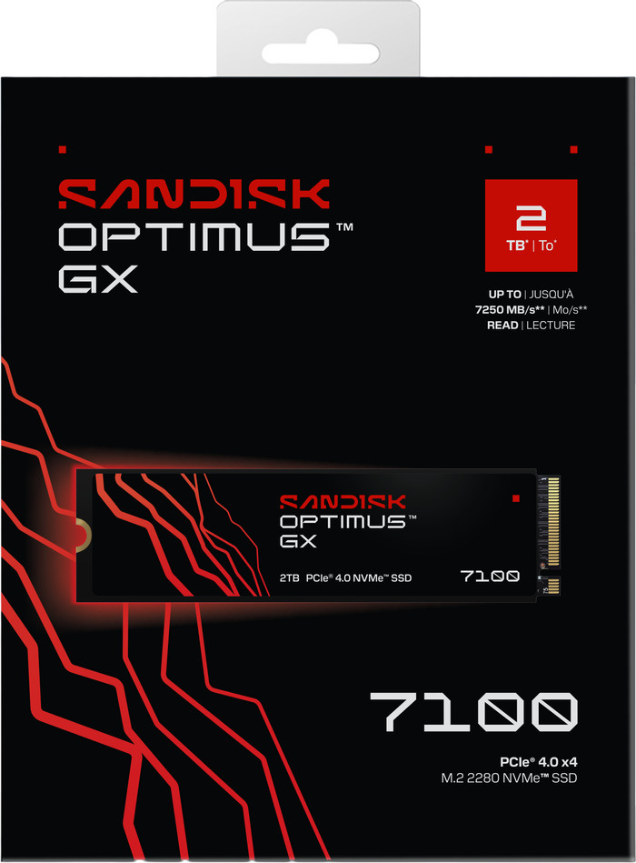SANDISK Optimus GX 7100 2TB NVMe SSD Main Image