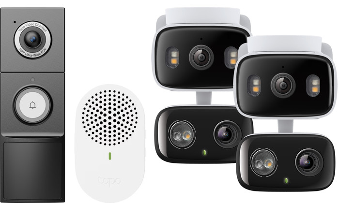 TP-Link Tapo C246D Duo Pack + D235 Smart Battery & Wired Doorbell Main Image