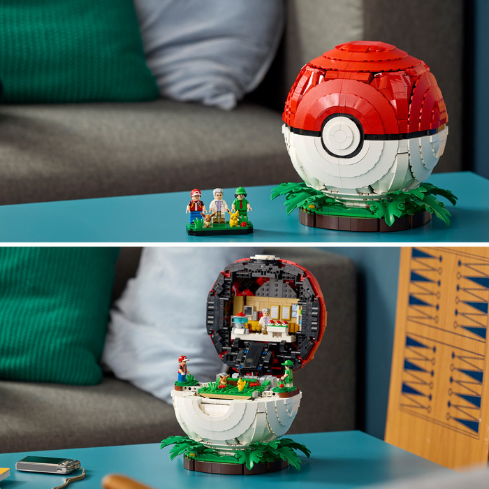 LEGO Pokémon Pokéball met Trainer scènes 72154 product in gebruik