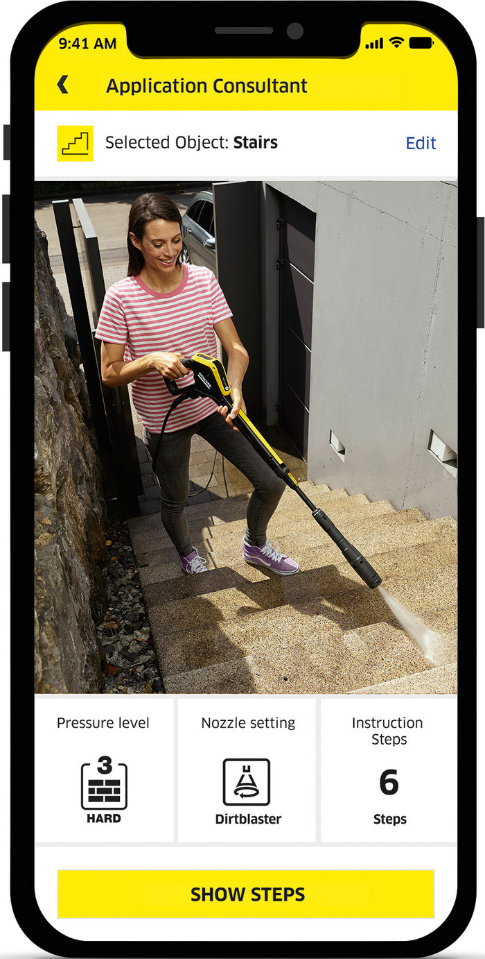 Kärcher K7 Smart Control Flex product in use