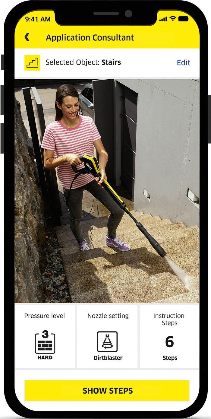 Kärcher K7 Smart Control Flex Home product in use