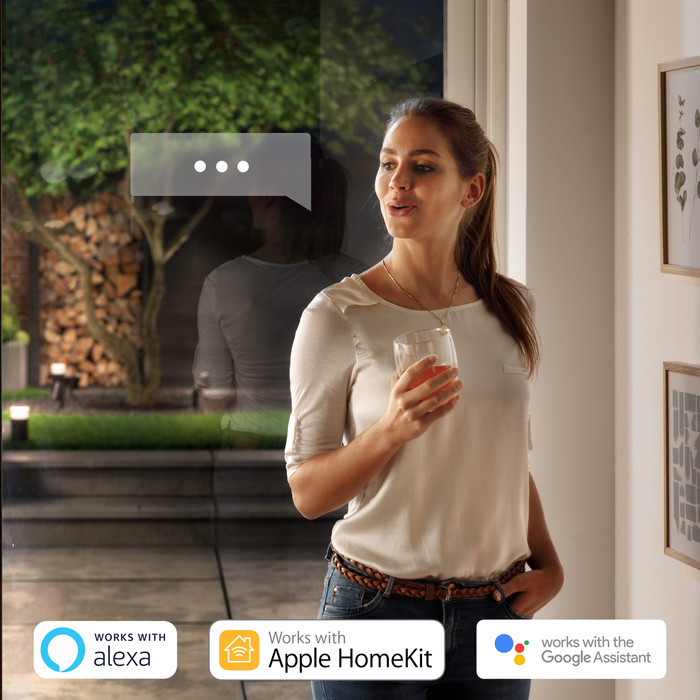 Philips Hue Appear Wall Lamp White and Color - Stainless Steel Duo Pack null