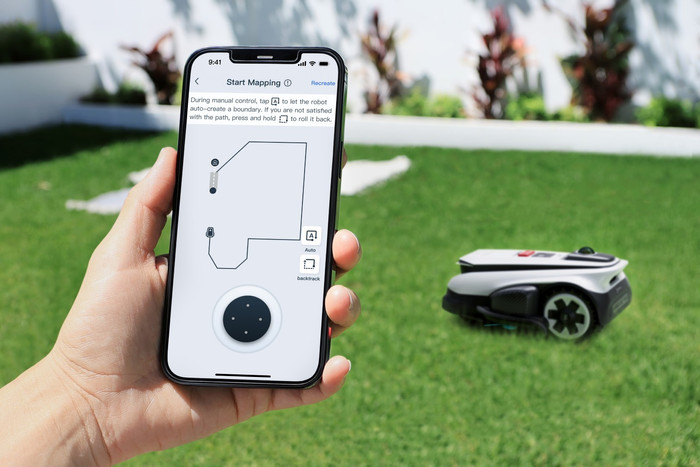 Ecovacs GOAT A3000 Lidar Pro product in gebruik