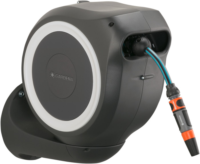 Gardena Dévidoir Mural Automatique 15 RollUp S Blanc Main Image