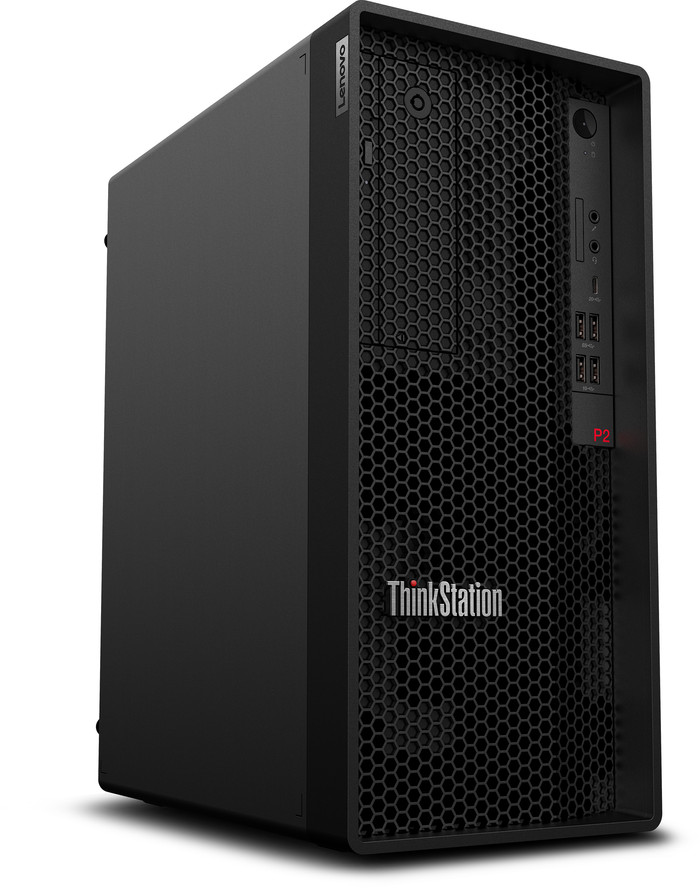 Lenovo ThinkStation P2 Tower Gen 2 - 30JQ00AVBF linkerkant