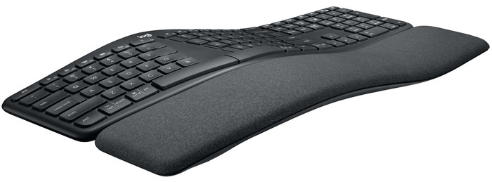 Logitech K860 Ergonomisch Draadloos Toetsenbord Azerty + Logitech MX Master 3S linkerkant