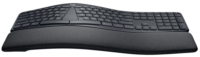 Logitech K860 Ergonomisch Draadloos Toetsenbord Azerty + Logitech MX Master 3S voorkant