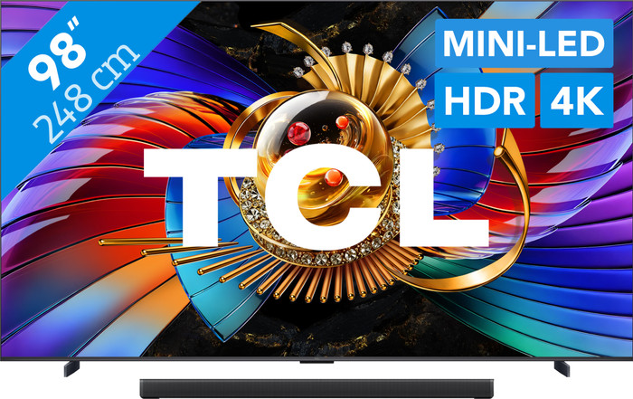TCL SQD Mini-LED 98" 80L (2026) + TCL Q75K Main Image