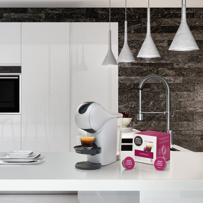 Krups Dolce Gusto Genio S Touch Silver YY6005FD produit à l'usage