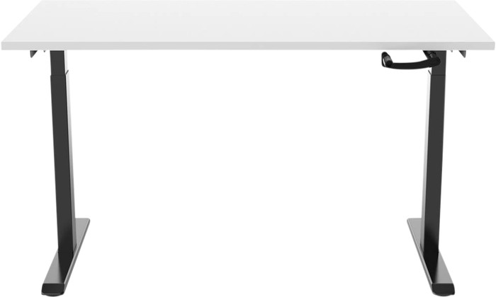 Euroseats Bureau Manivelle 160 x 80 Noir/Blanc Main Image
