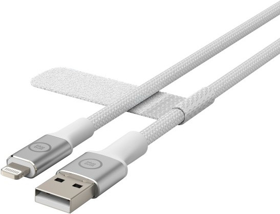 BlueBuilt USB-A to Lightning Cable 3m Nylon White detail