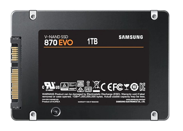 Samsung 870 EVO 2,5 Pouces 1 To arrière
