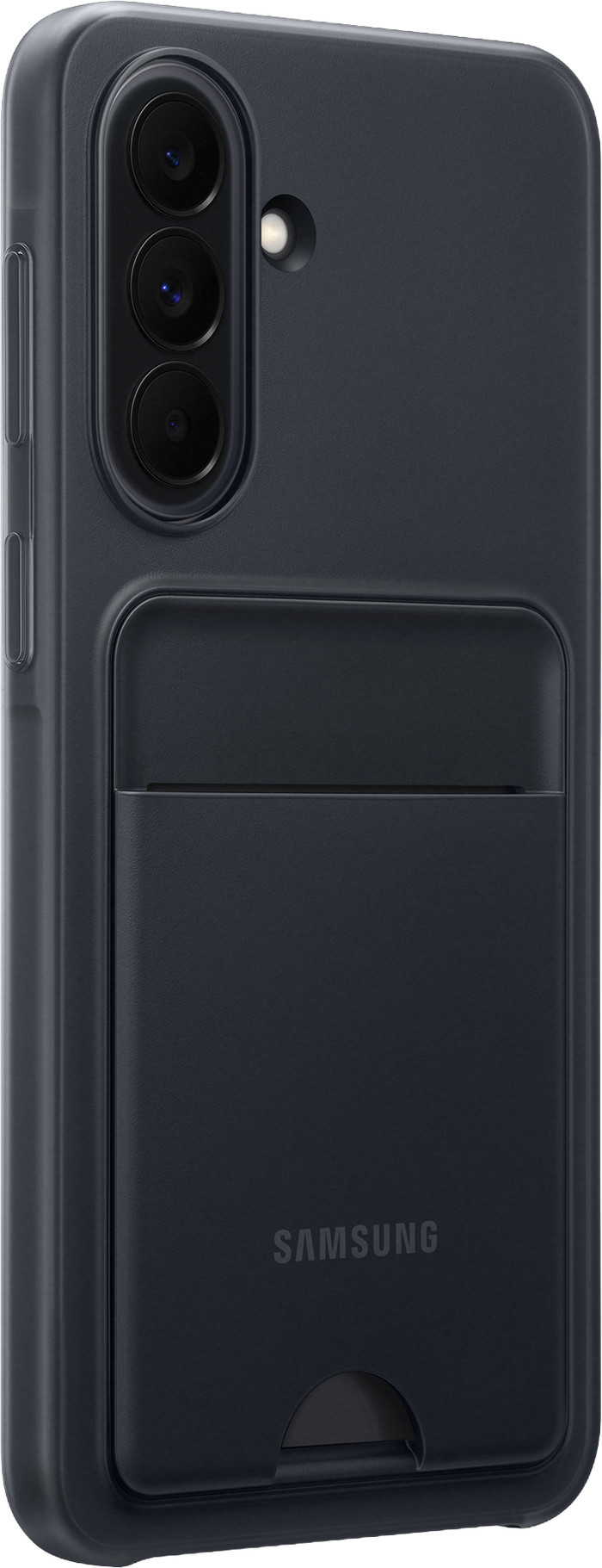 Samsung Galaxy A37 Card Slot Back Cover Zwart rechterkant