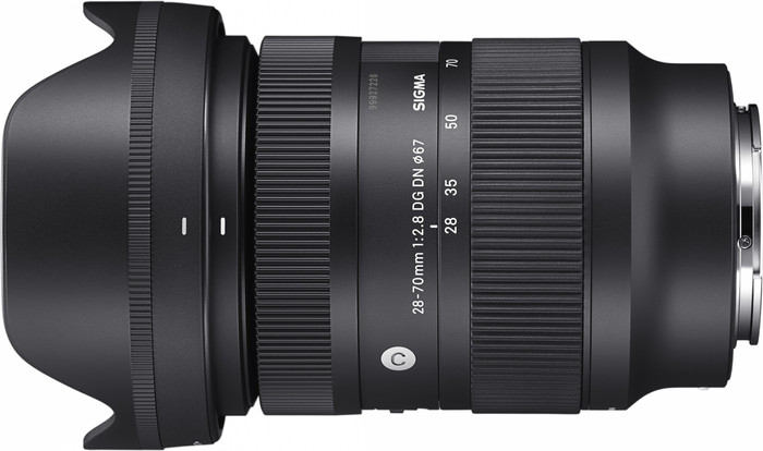 Sigma 28-70 mm f/2.8 DG DN Contemporary Sony E-mount côté gauche